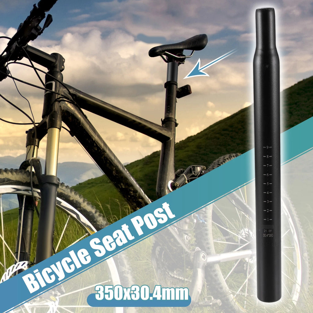 Universal Aluminum Bike Seat Post Mount 30.4 x 350mm for Universal (—)