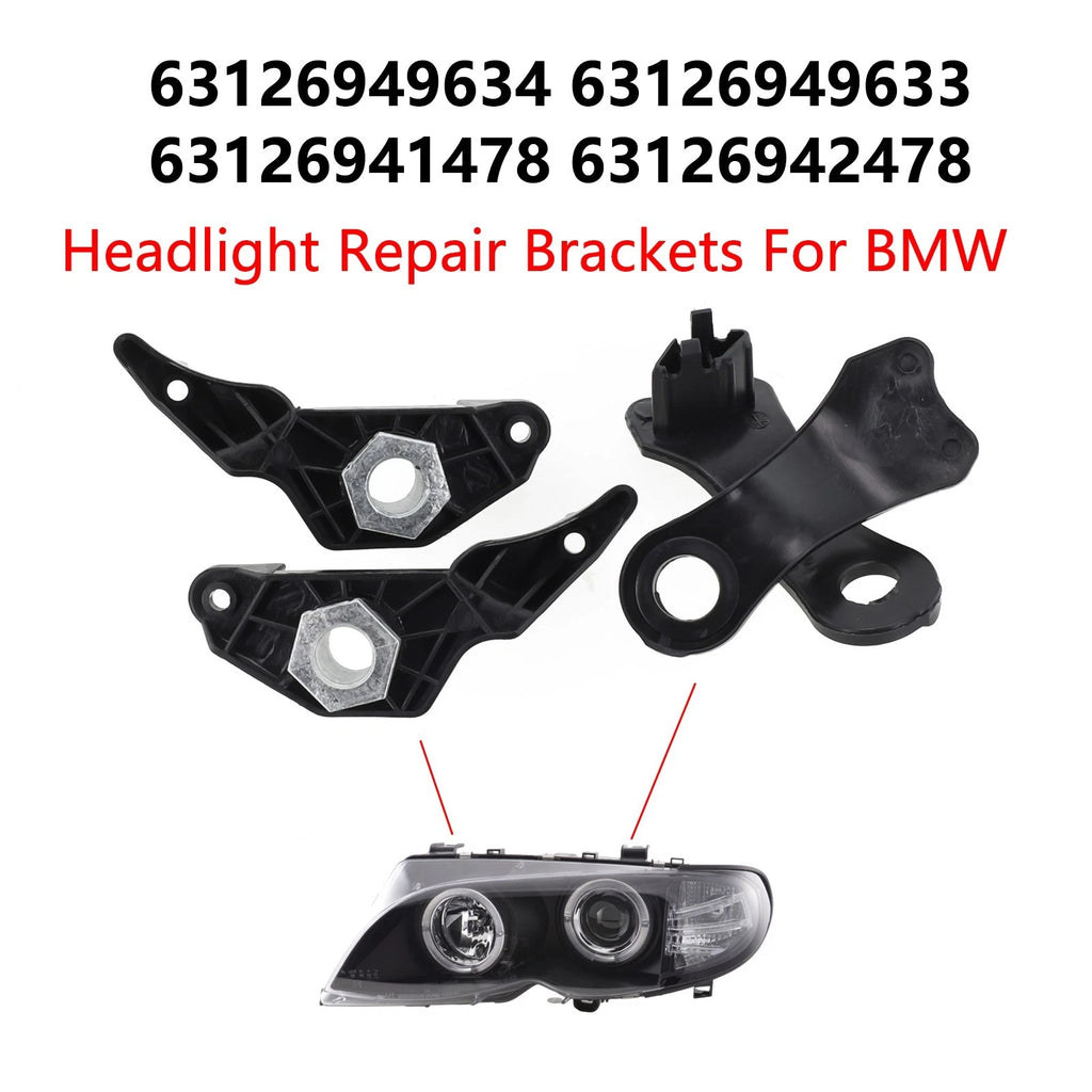 Headlight Repair Brackets for BMW E60 E61 (2007–2010)