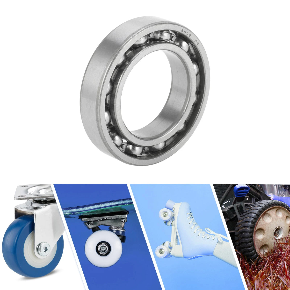Deep Groove Ball Bearing 45x75x16mm for Scooter Skateboard (6009)