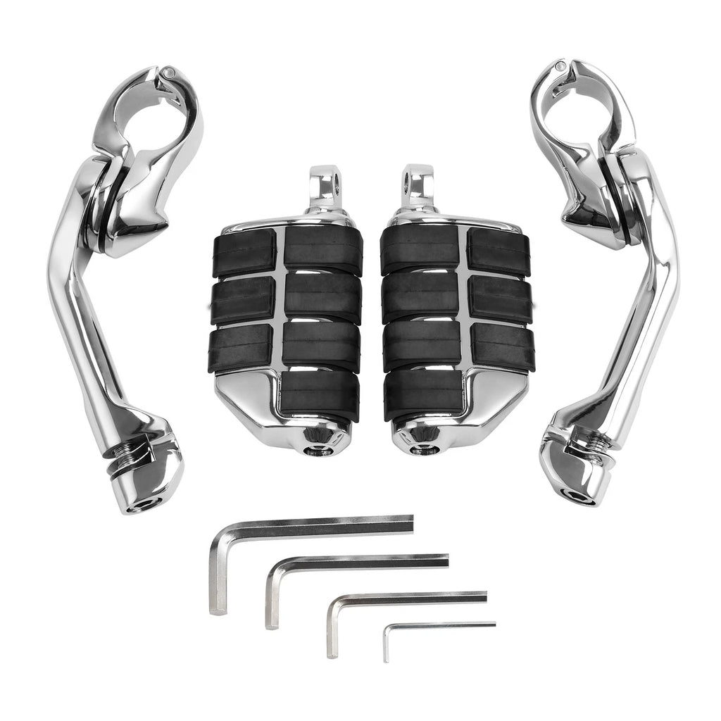 1 1/4" Engine Guard Mounts Clamps for Harley (Fitment Specific)
