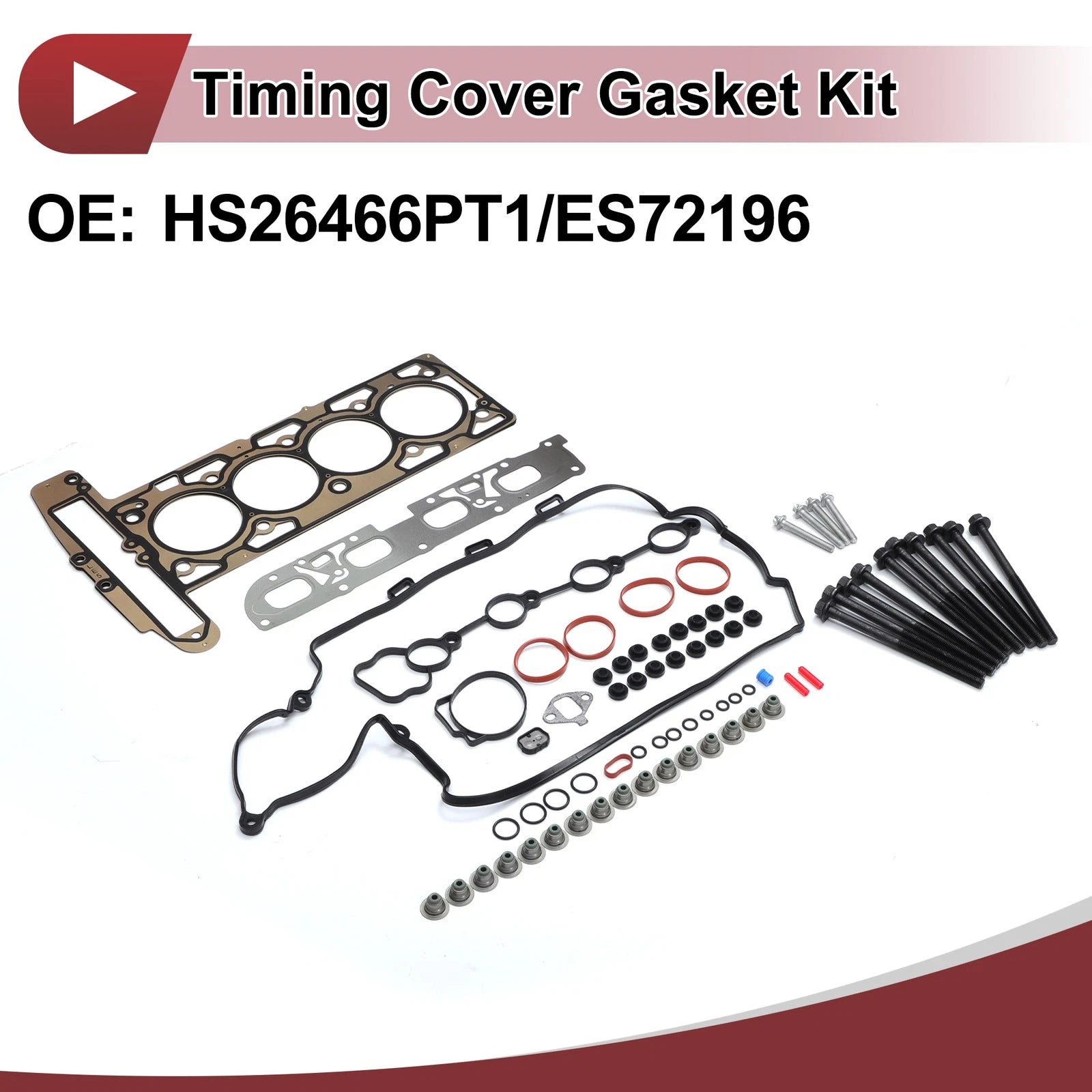 Timing Cover Gasket Kit for Chevrolet HHR 2.2L (2009–2011)