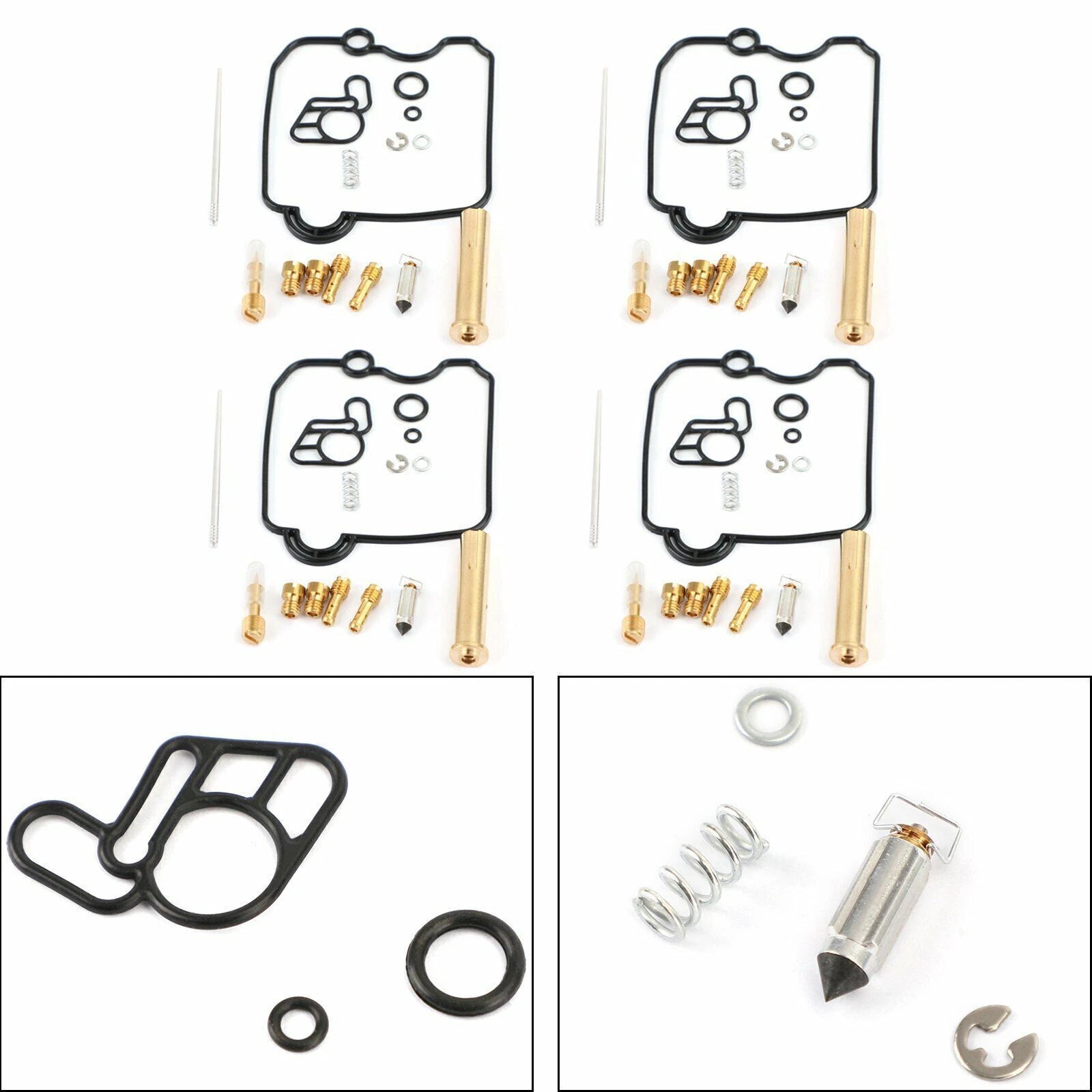 Set of 4 Carburetor Repair Kit for Suzuki Bandit 250 GSF250 GJ74A T9