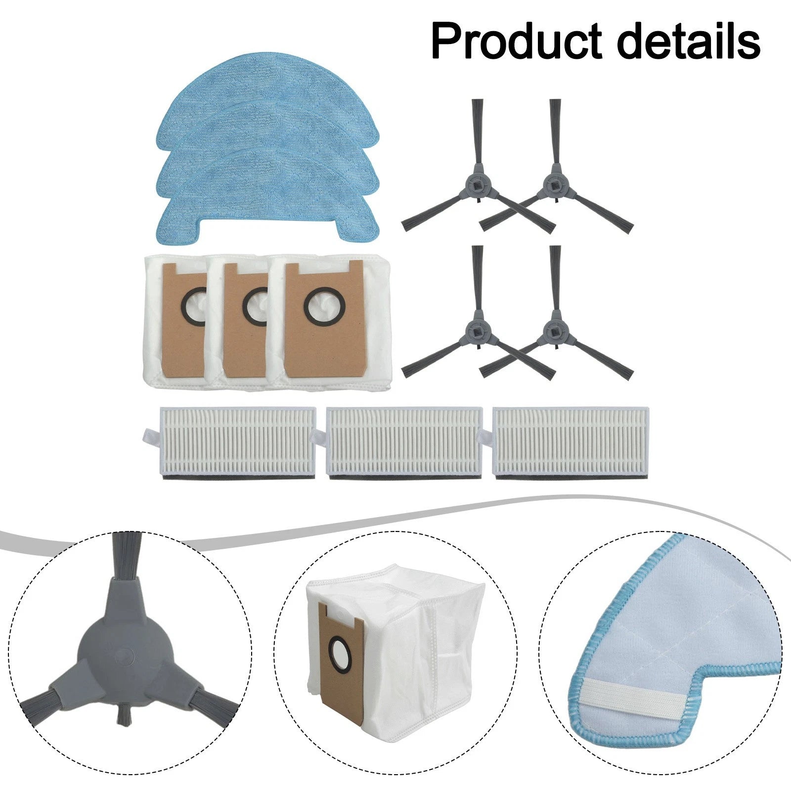 Replacement Kit for Loorow AT800 (Robot Vacuum)