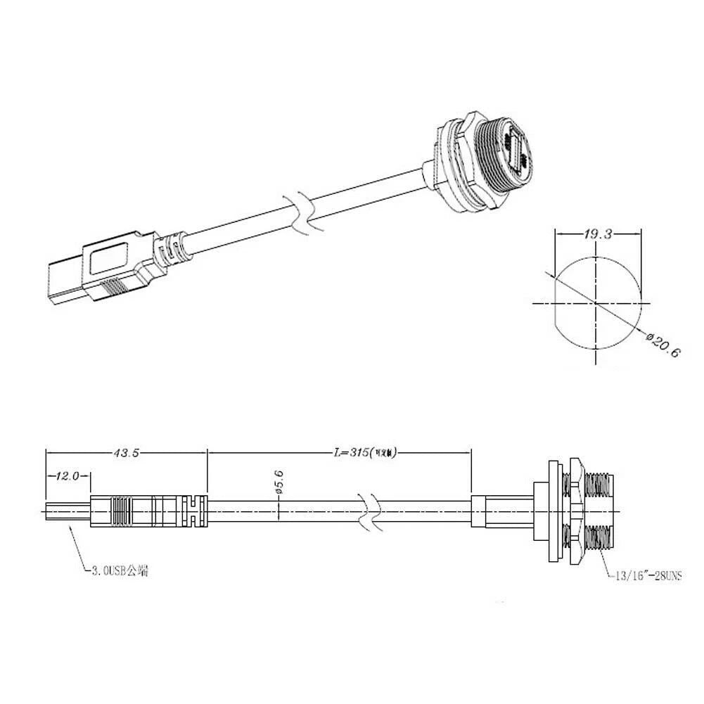 USB Connector for Mobile Phone (High Frequency)