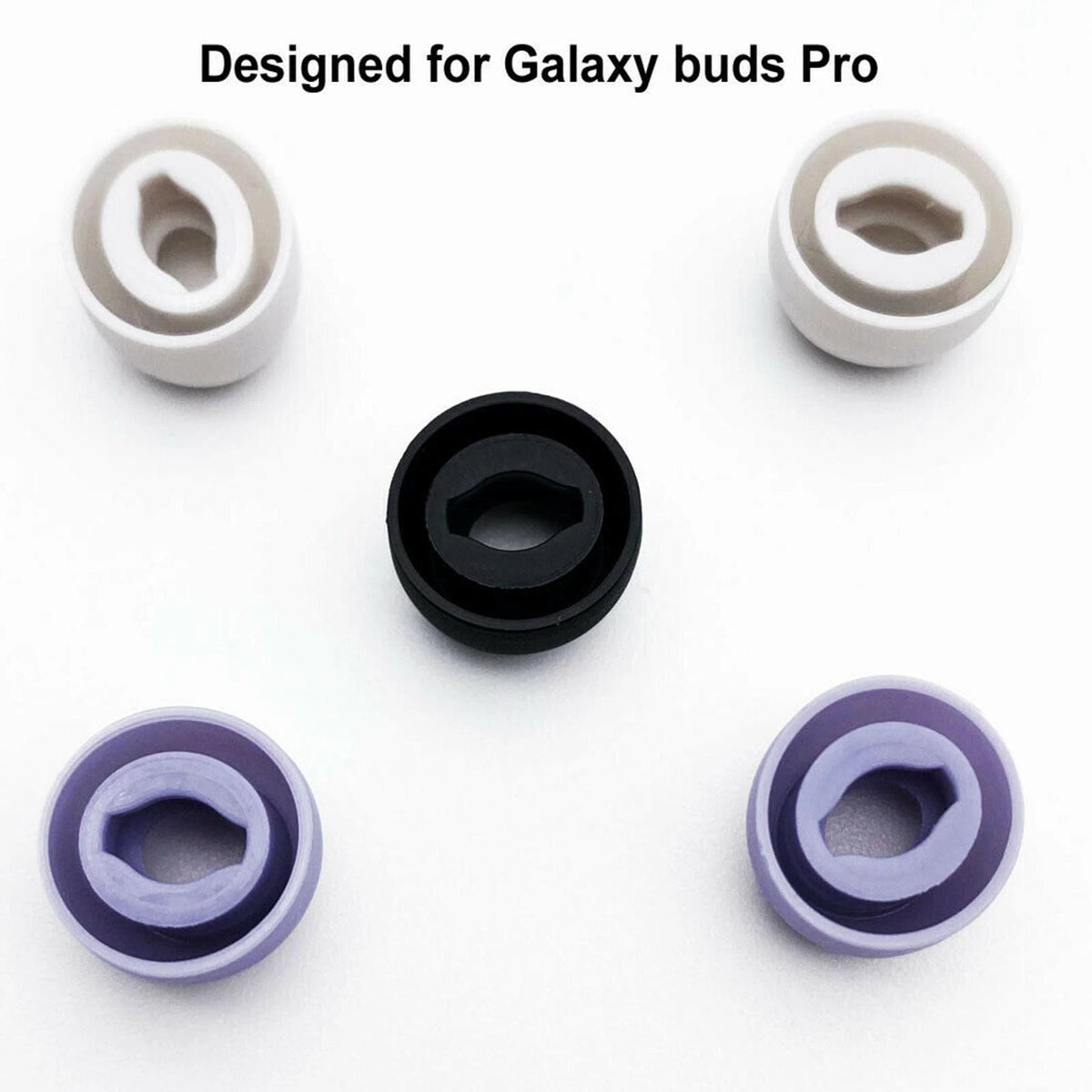 6-Pack Silicone Ear Tips for Galaxy Buds Pro (2020–2021)