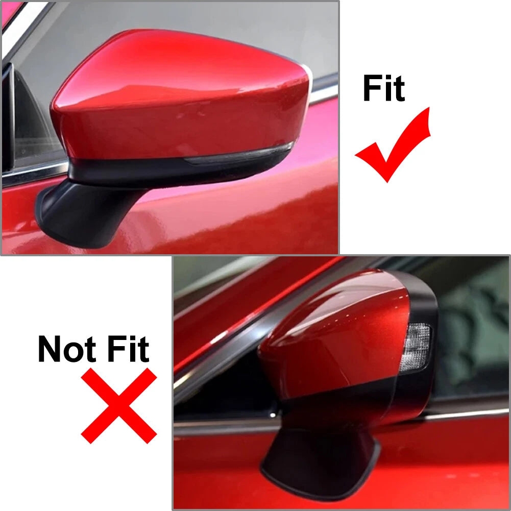 Pair Rearview Mirror Housing Covers for Mazda 6 Atenza (2018)