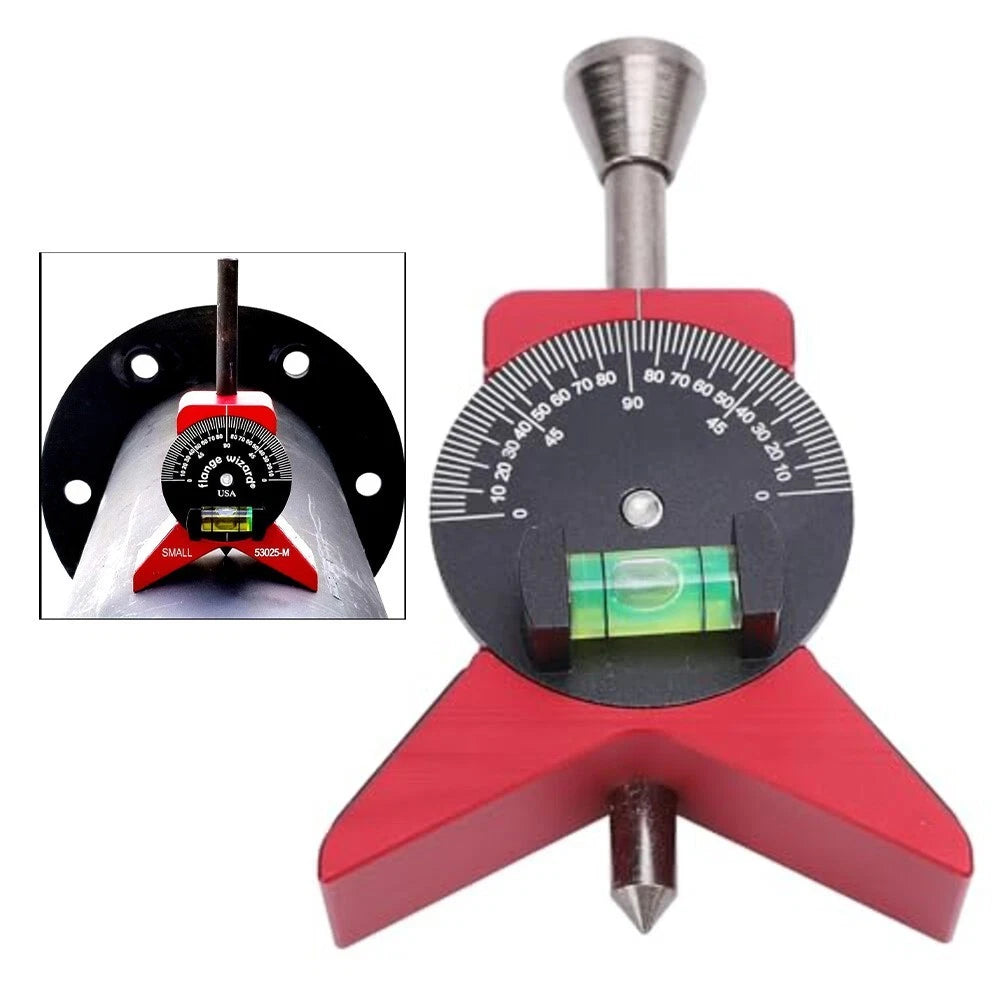 Pipe Center Locator Tool with Magnetic Base for 1.5 to 6 Inch Pipes