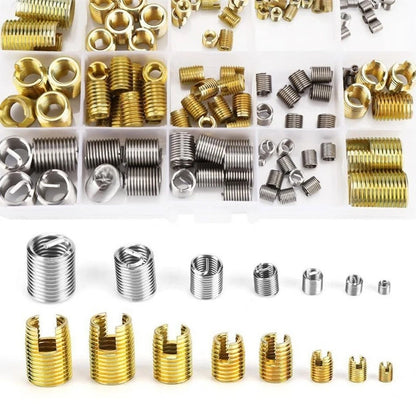 124pc Stainless Steel Thread Repair Kit for Universal Applications