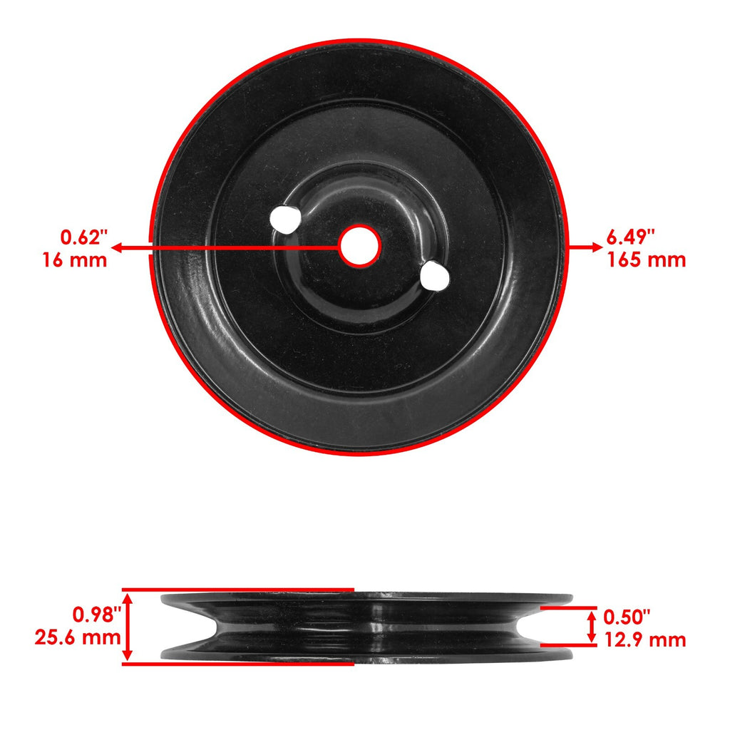 Deck Sheave Pulley Replacement for John Deere X310 X320 X540 (1997–2004)