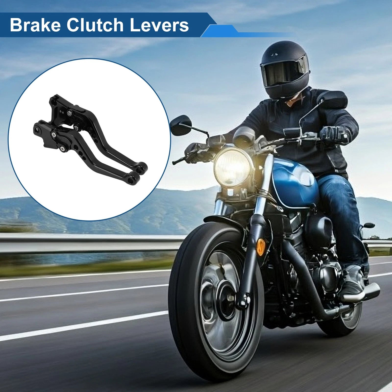 Adjustable Short Brake Clutch Lever Pair for BMW F650GS (2008–2012)