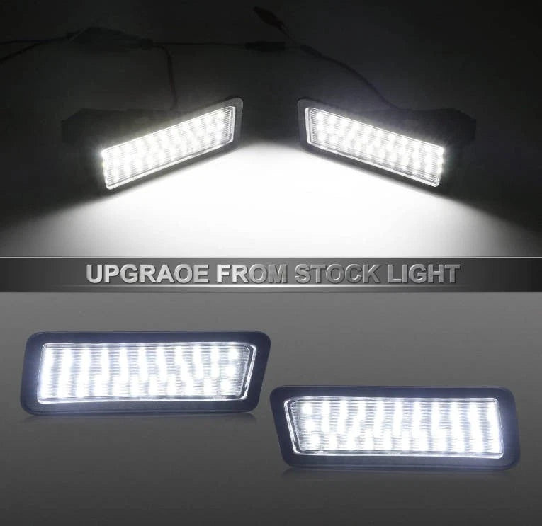 2X LED Rear Bumper License Plate Light for Dodge Ram 1500 (2019–2022)