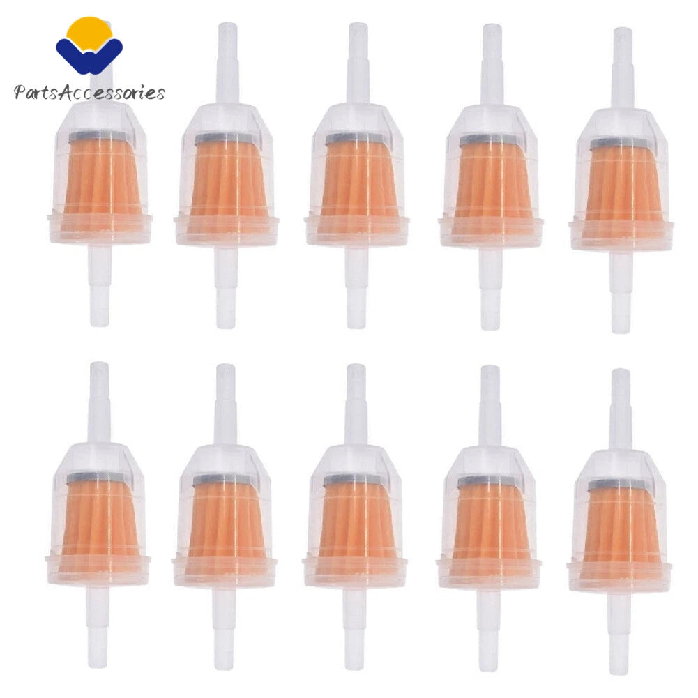 10PCS Inline Gas Oil Fuel Filter for Small Engine (1/4'' 5/16'')