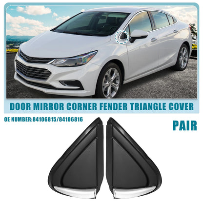 Mirror Corner Fender Triangle Cover Pair for Chevrolet (2005–2015)