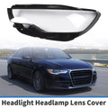 Headlight Lens Cover Front Left Replacement for Audi A6 (2012–2014)