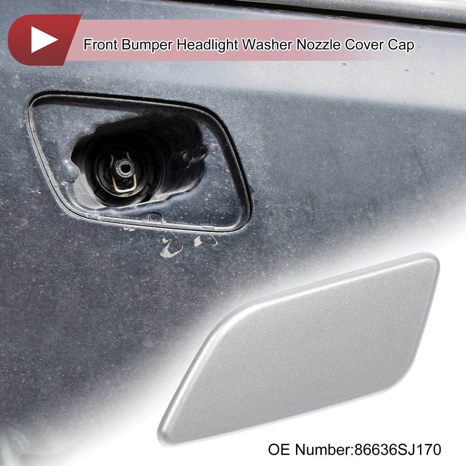 Front Left Washer Nozzle Cover Cap for Subaru Forester (2022–2024)