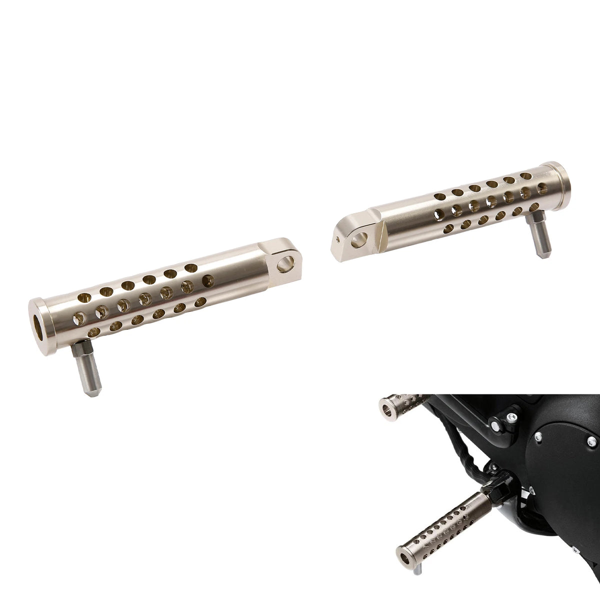 Foot Pegs for Harley Sportster XL XR (2007–2021) Titanium
