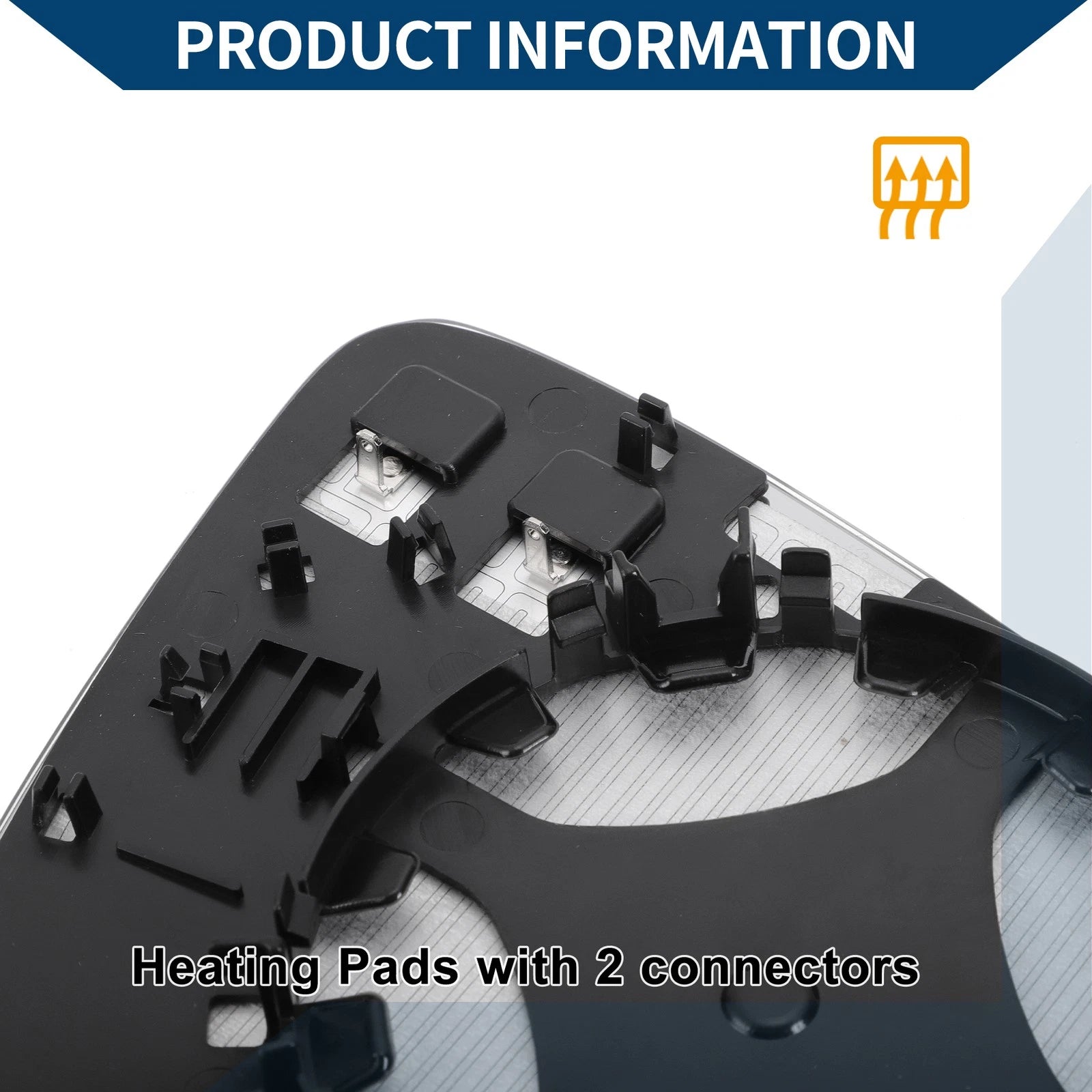 Heated Left Side Mirror Glass for VW Beetle (2011–2020)