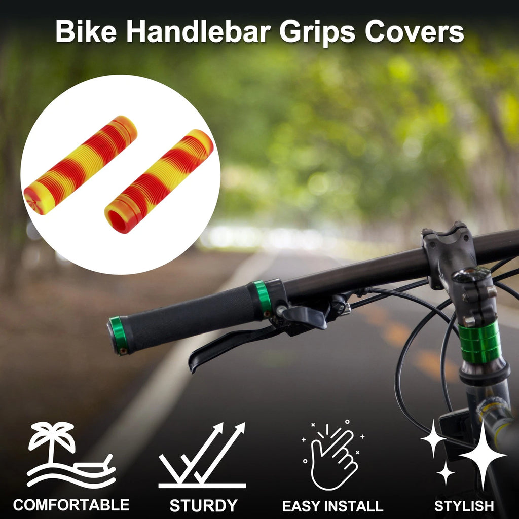 Bike Handlebar Grip Covers 125mm Soft End Grips Protector for MTB Pair