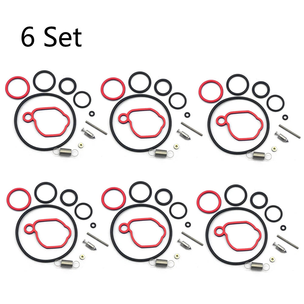 6X Carburetor Overhaul Kit for B&S 590589 08P502 093J02 (Lawn Mower)