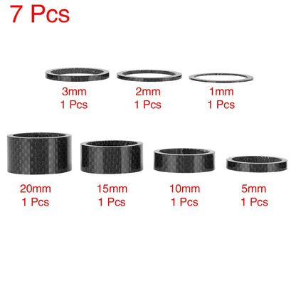 Headset Spacer Kit 1-1/8 Inch Stem for Cycling Bike (10–20mm) (20mm)