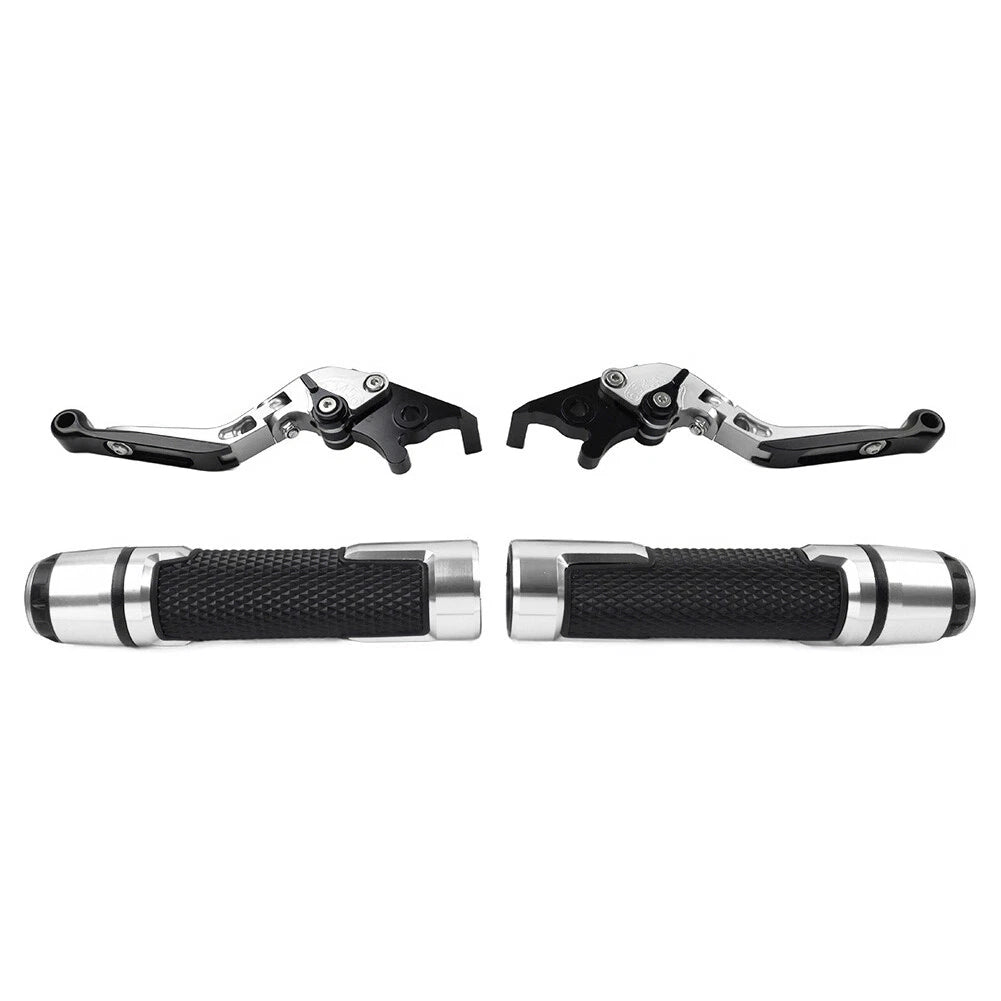 Silver Extendable Brake Clutch Levers for Honda CBR125R CBR250R (2004–2016)