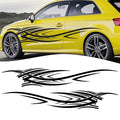 Flame Graphics Car Body Side Stickers for Universal Fit
