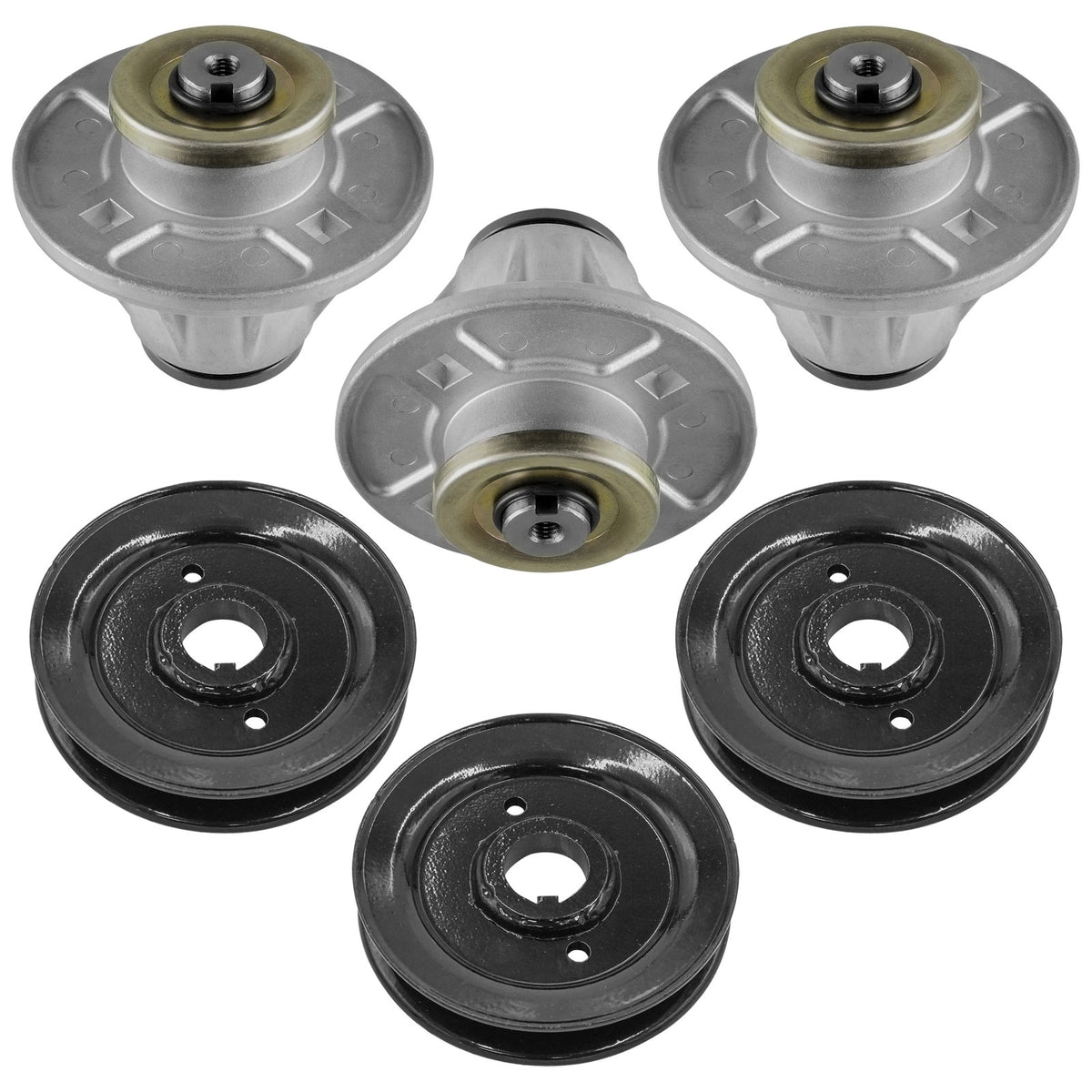 Deck Spindle with Pulley Replacement for Ariens 2048 2148 2348 (2000–2007)