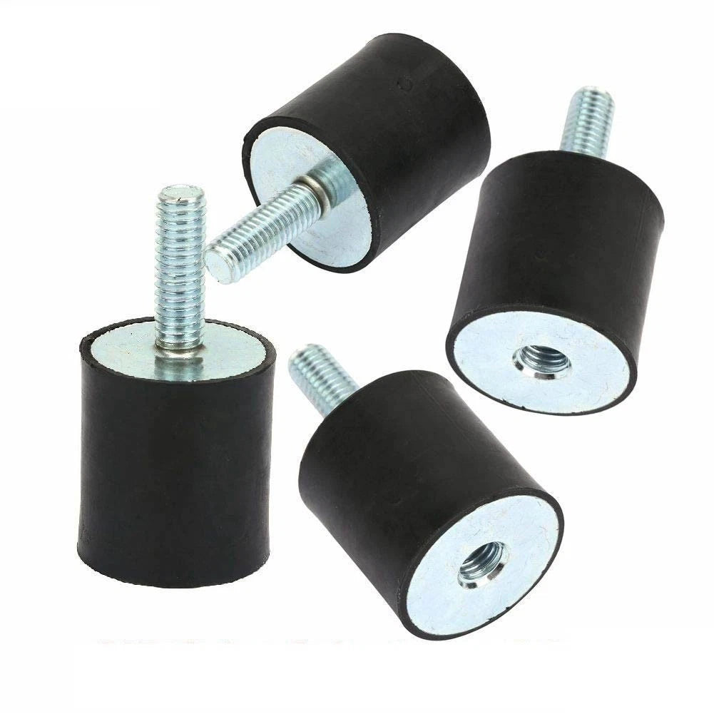 Set of 4 Rubber Isolator Mounts for M6 Studs