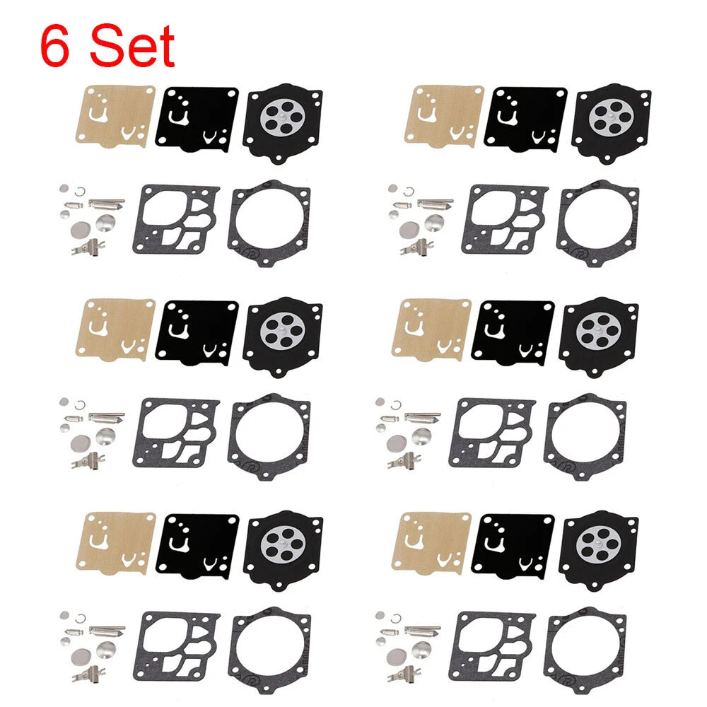Set of 6 Carburetor Repair Kits for Stihl MS650 MS660 (K15-WJ K12-WJ)