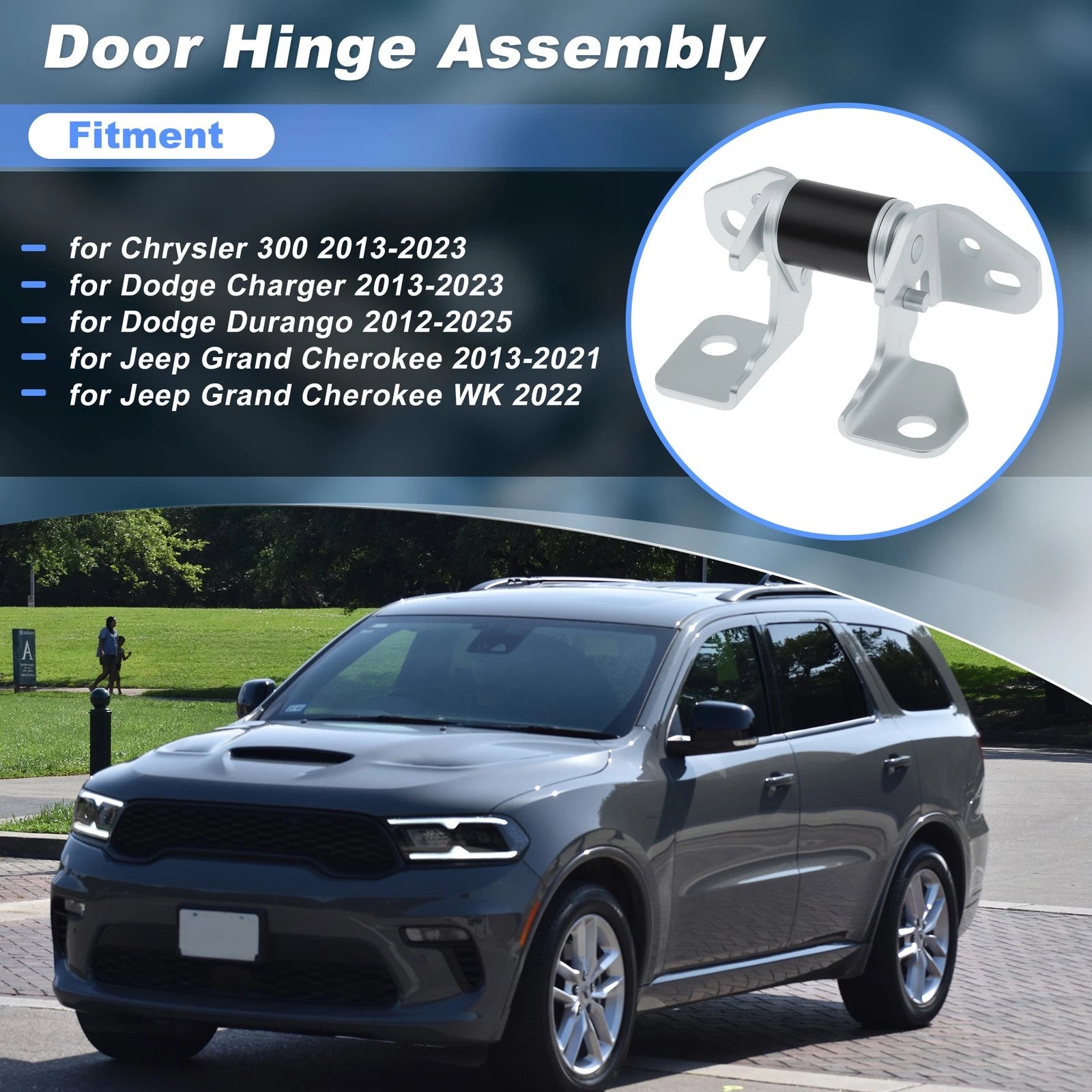 Front Left Lower Door Hinge for Dodge Charger Durango (2013–2023) 55113665AI