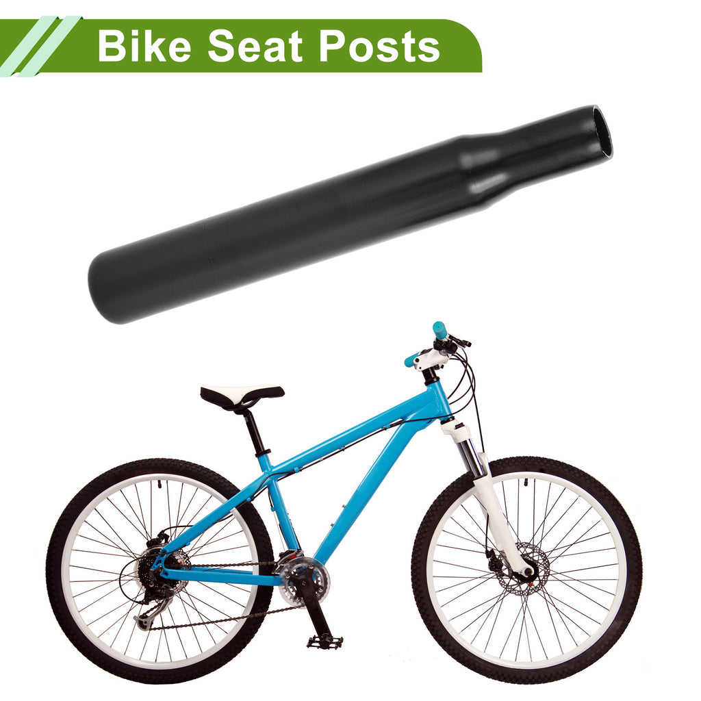 Seat Post Clamp Bike Replacement for Universal 28.6x200mm Saddle Post (Black)
