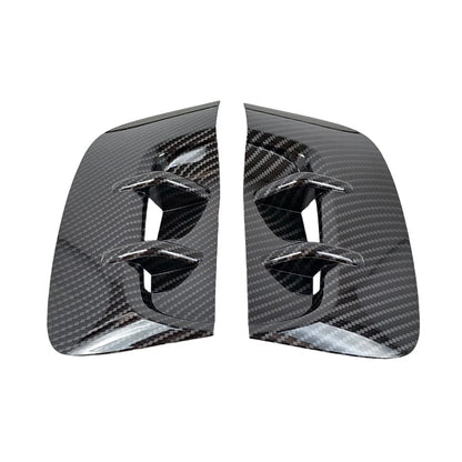 Pair Carbon Look Side Fender Vent Duct Trims for KIA Stinger (2018–2023)