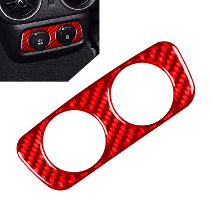 Rear Air Vent Outlet USB Cover Trim for Kia Stinger (2018–2023) Red