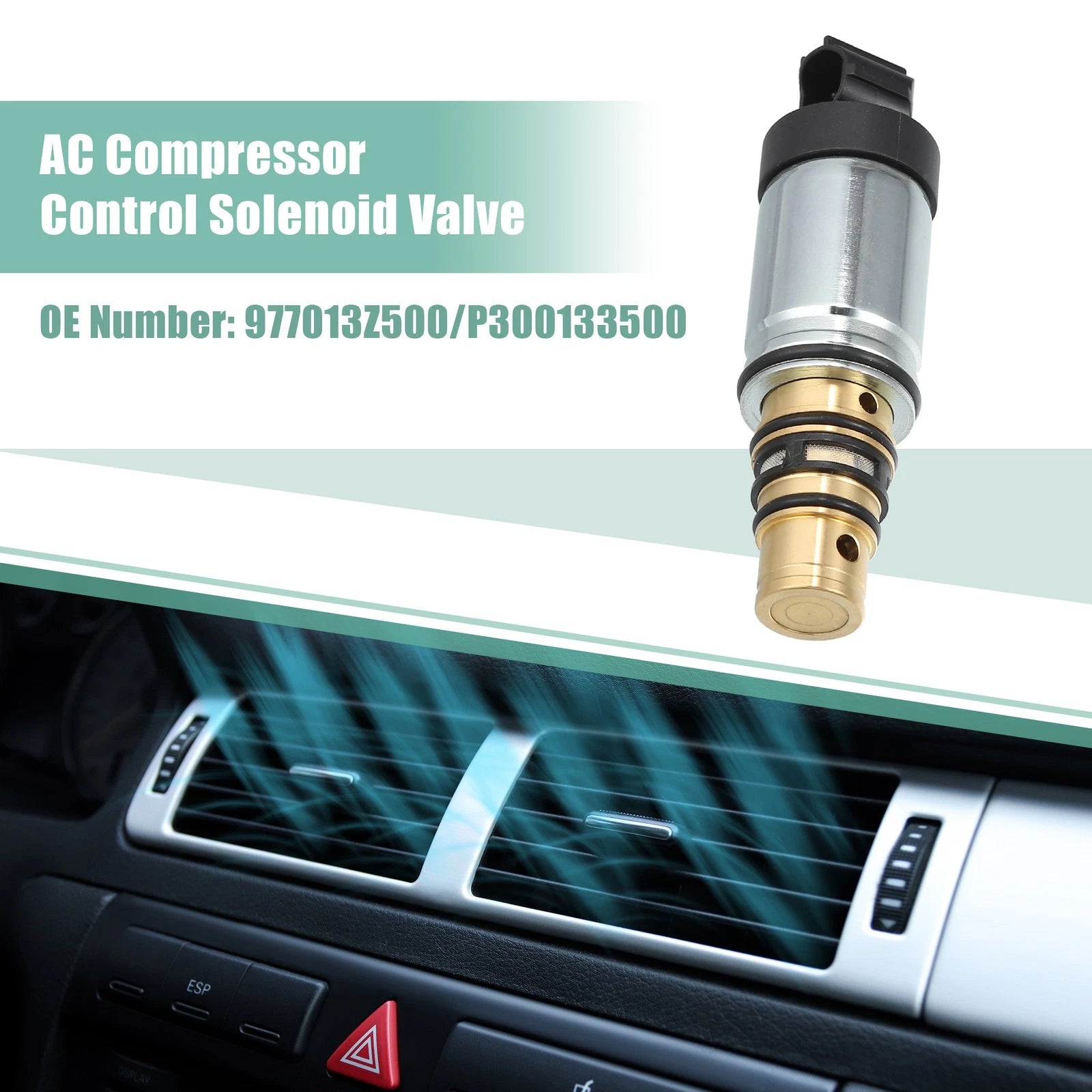 AC Compressor Control Solenoid Valve Replacement for Hyundai Tucson (2010–2015)
