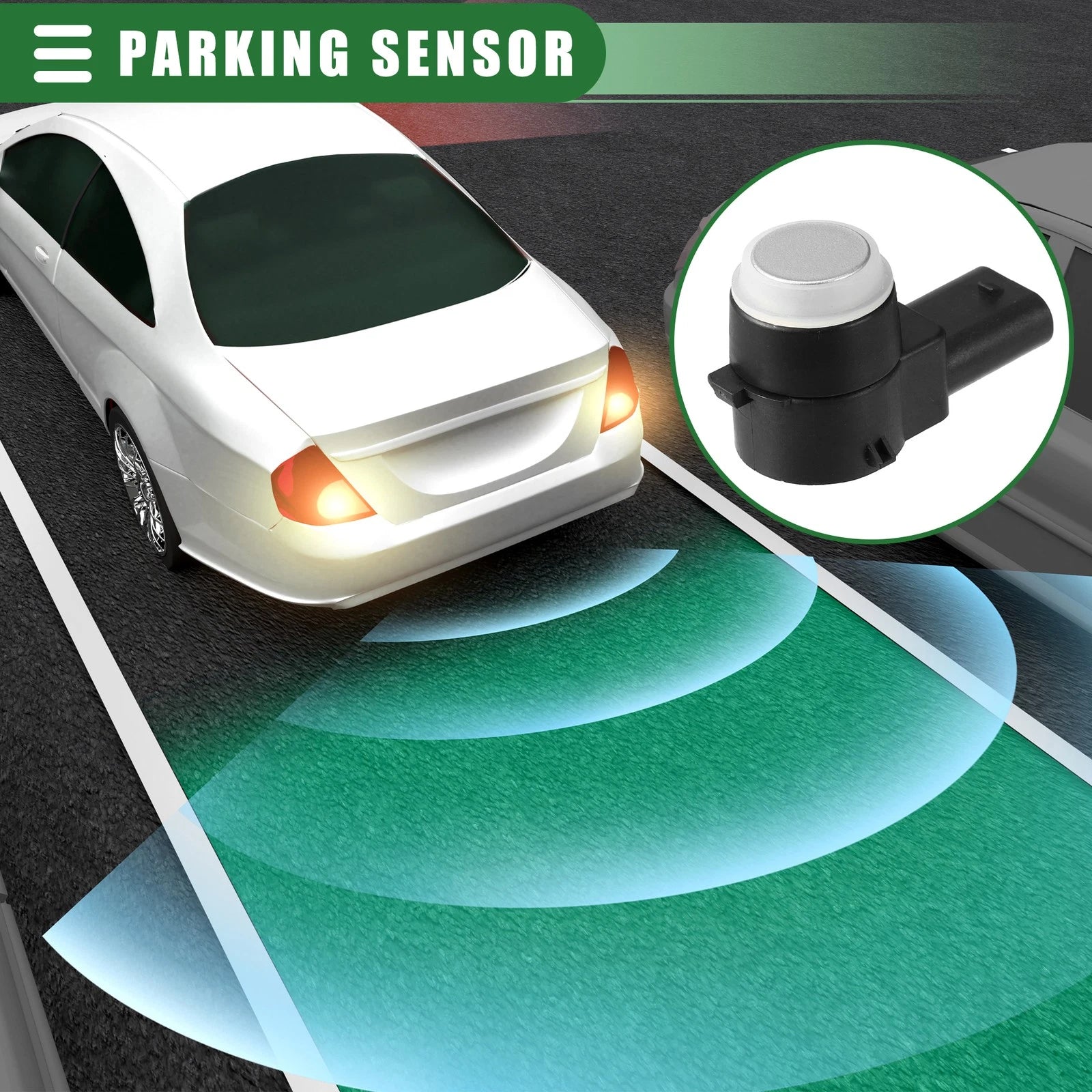 Rear Bumper Park Assist Object Sensor Replacement for Mercedes-Benz C 250 (2012–2019)