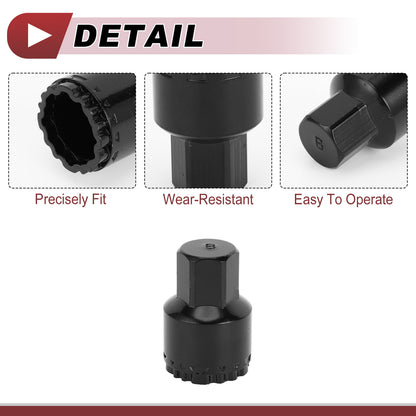 Wheel Lock Lug Nut Key Socket Anti Theft for Mercedes Benz GLE450 GLS350 (2015–2025)