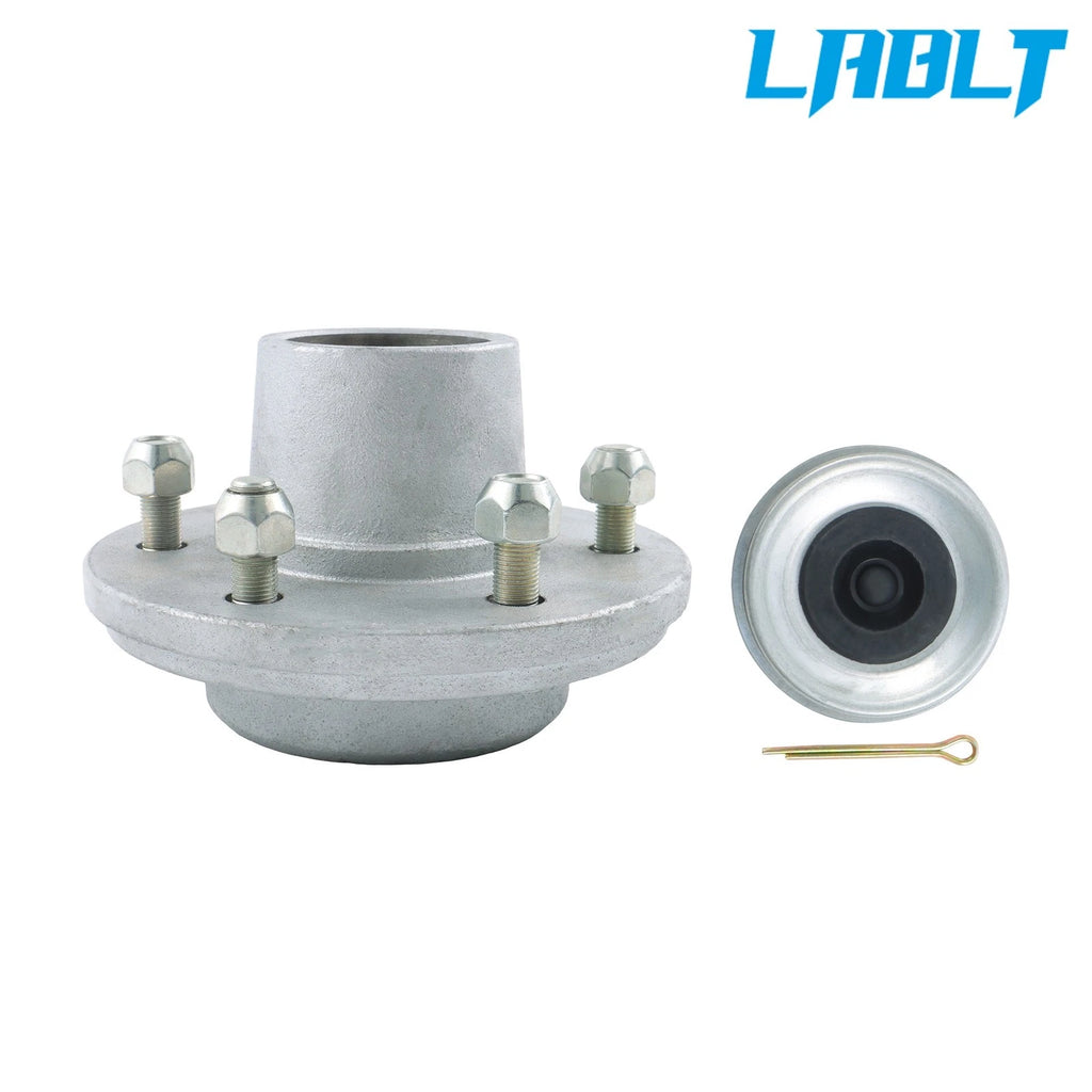 6 Lug Galvanized Trailer Hub Kit for #42 Trailer Axle (6000 lbs)