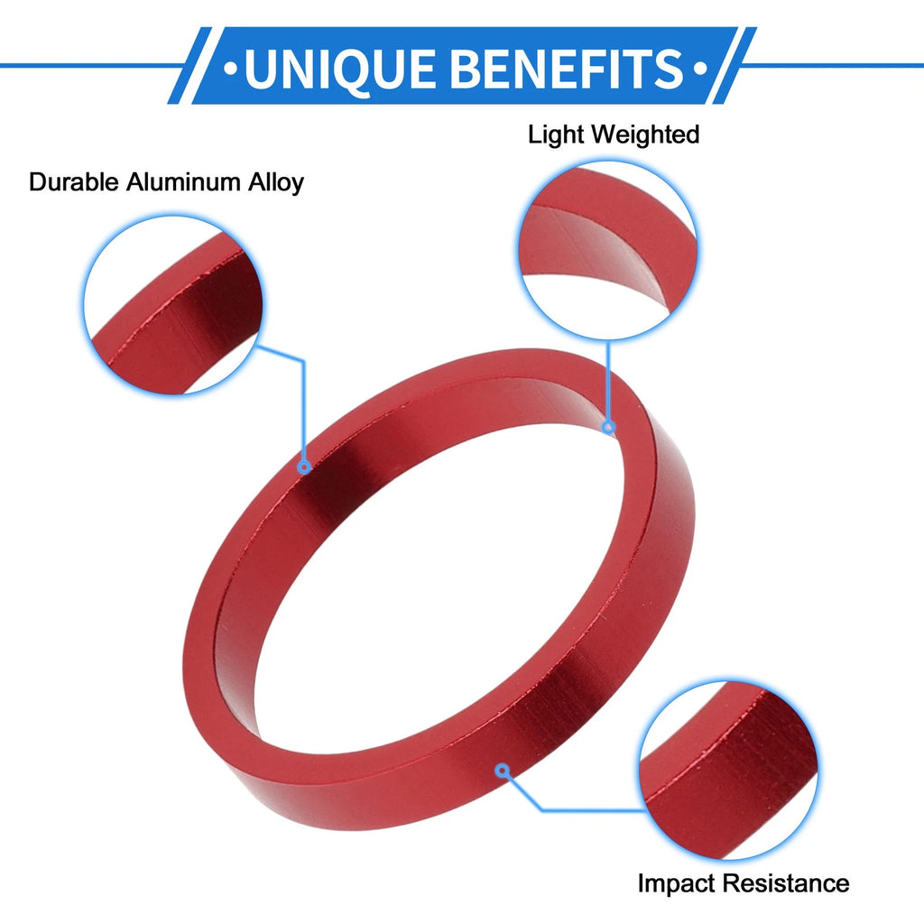 Headset Spacer 5mm Front Fork Washer for 1-1/8" Bike Stem Red