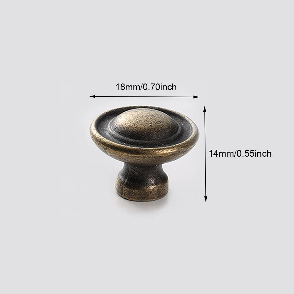 Set of 4 Antique Drawer Cabinet Pull Knobs for Furniture Hardware