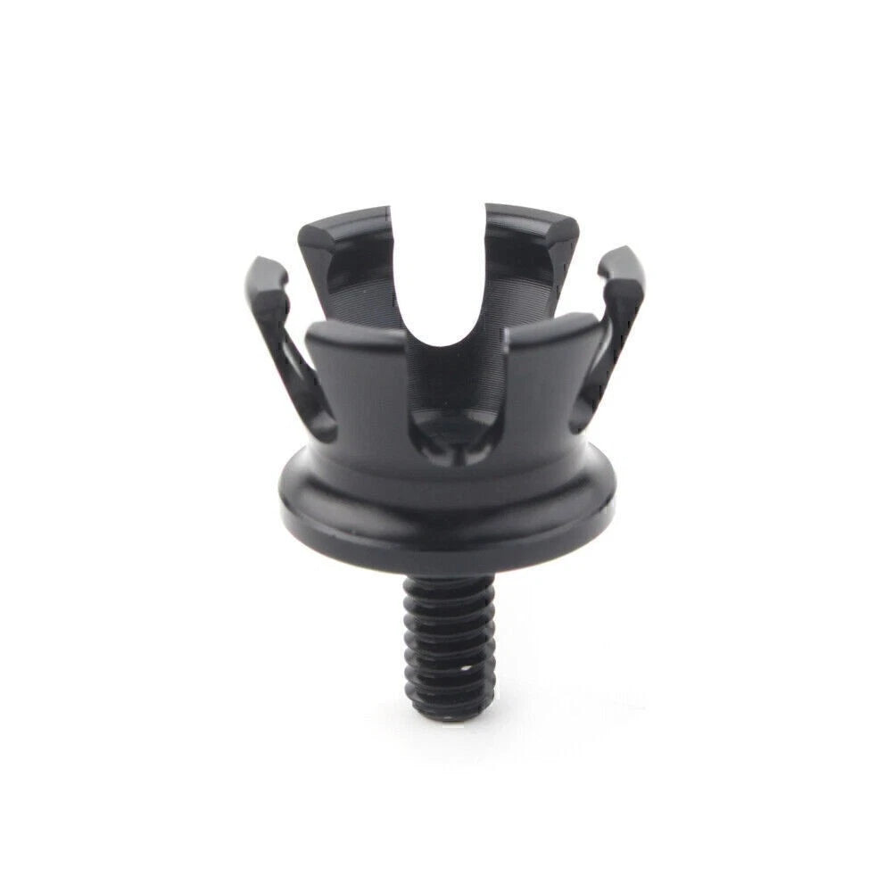 Rear Seat Bolt Tab Screw Mount for Harley (1996–Present) Black