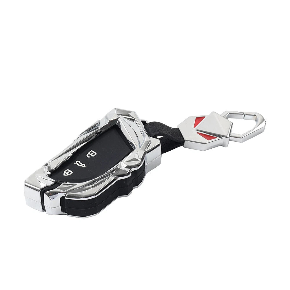 1x Silver 3 Button Key Shell Cover Fob For VW Passat Variant 2024-2025