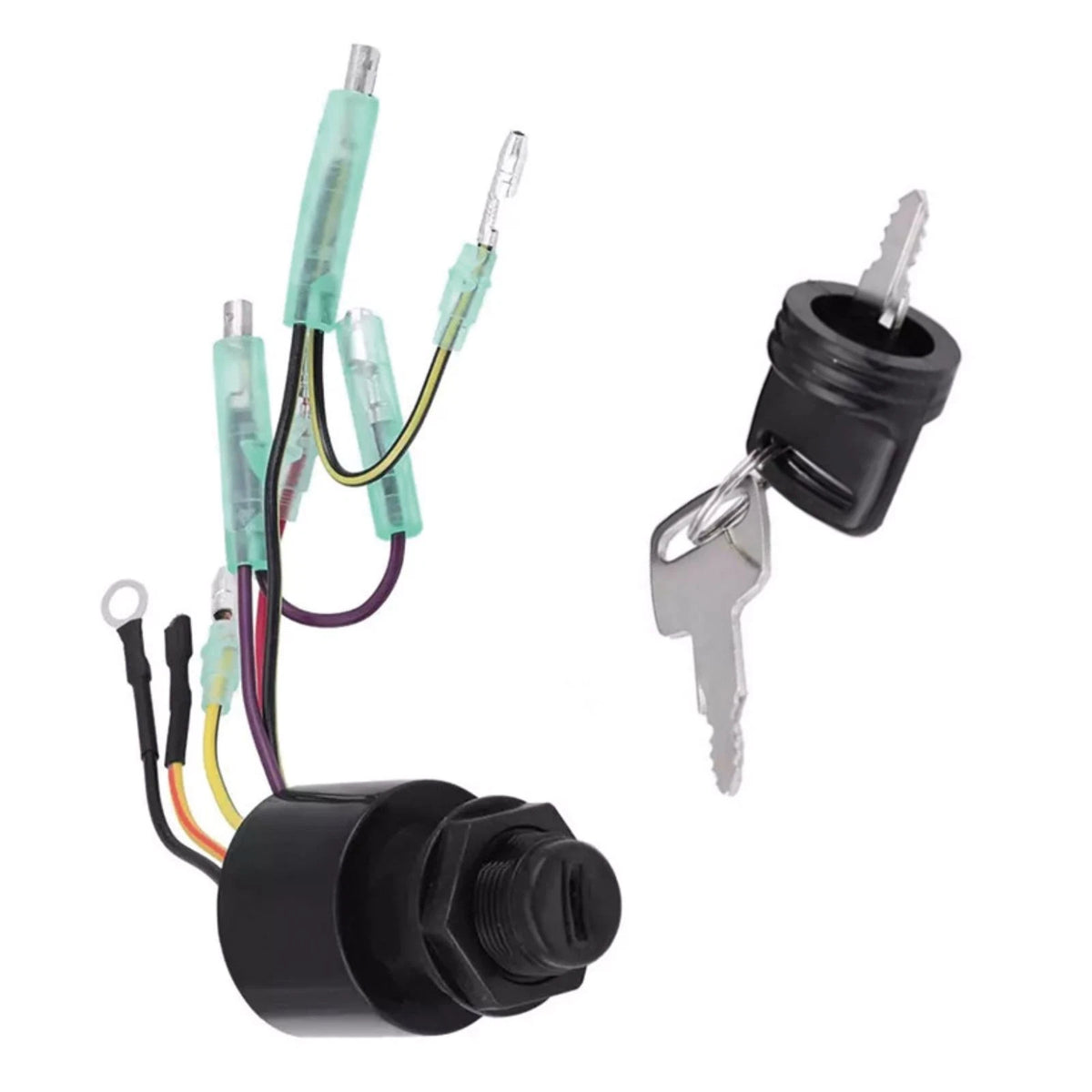 Ignition Switch w/ Keys for Mercury Outboard Control Box (1980–2023) 87-17009A5
