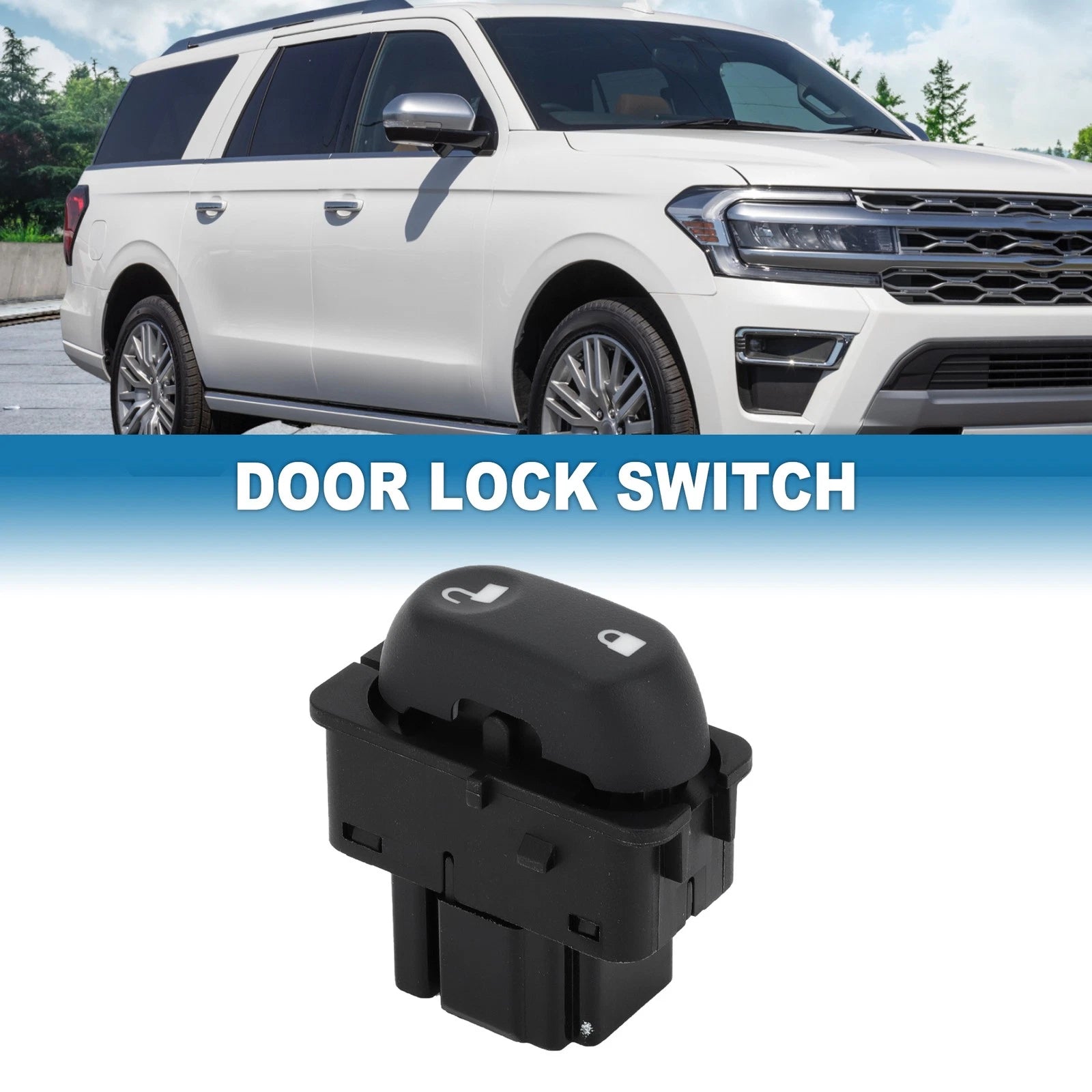 Door Lock Switch No.YF1Z14028BA for Ford Explorer Taurus Thunderbird (1991–2005)
