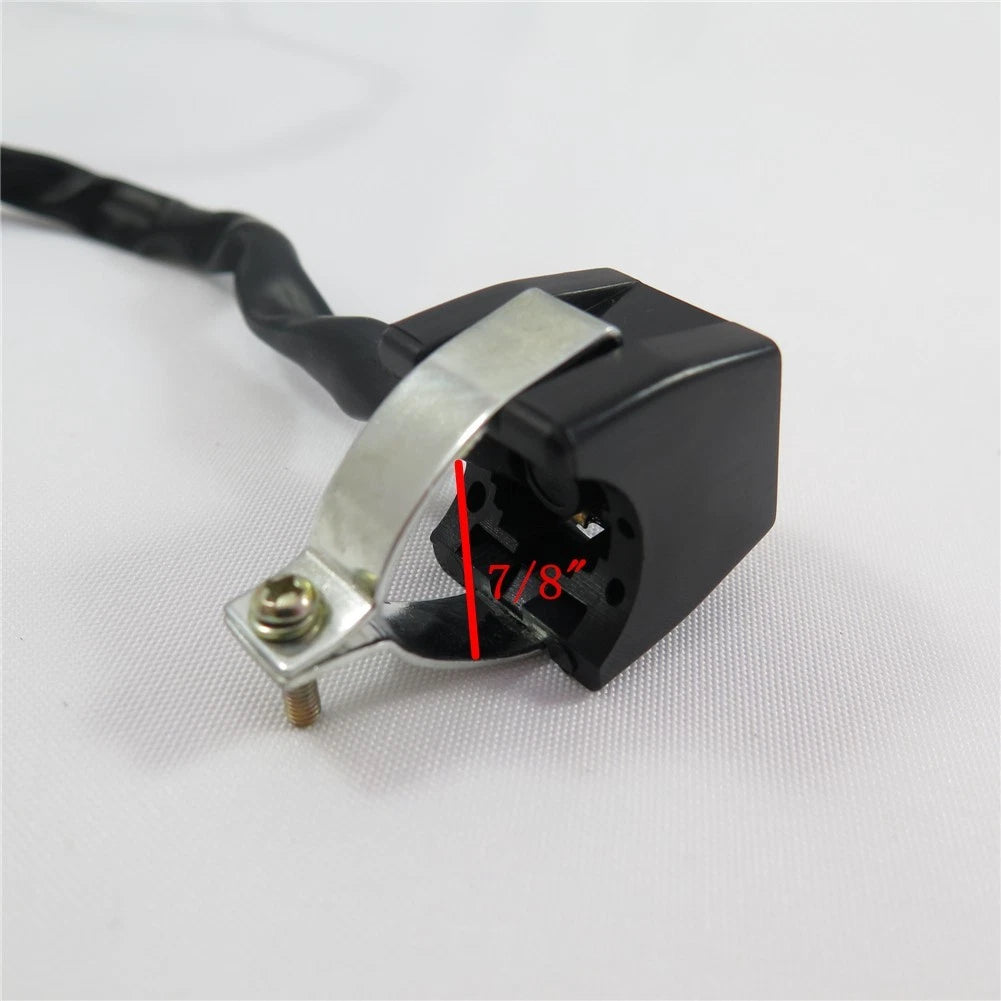 7/8" Handlebar Starter Switch Push Button for ATVs, Scooters, Snowmobiles