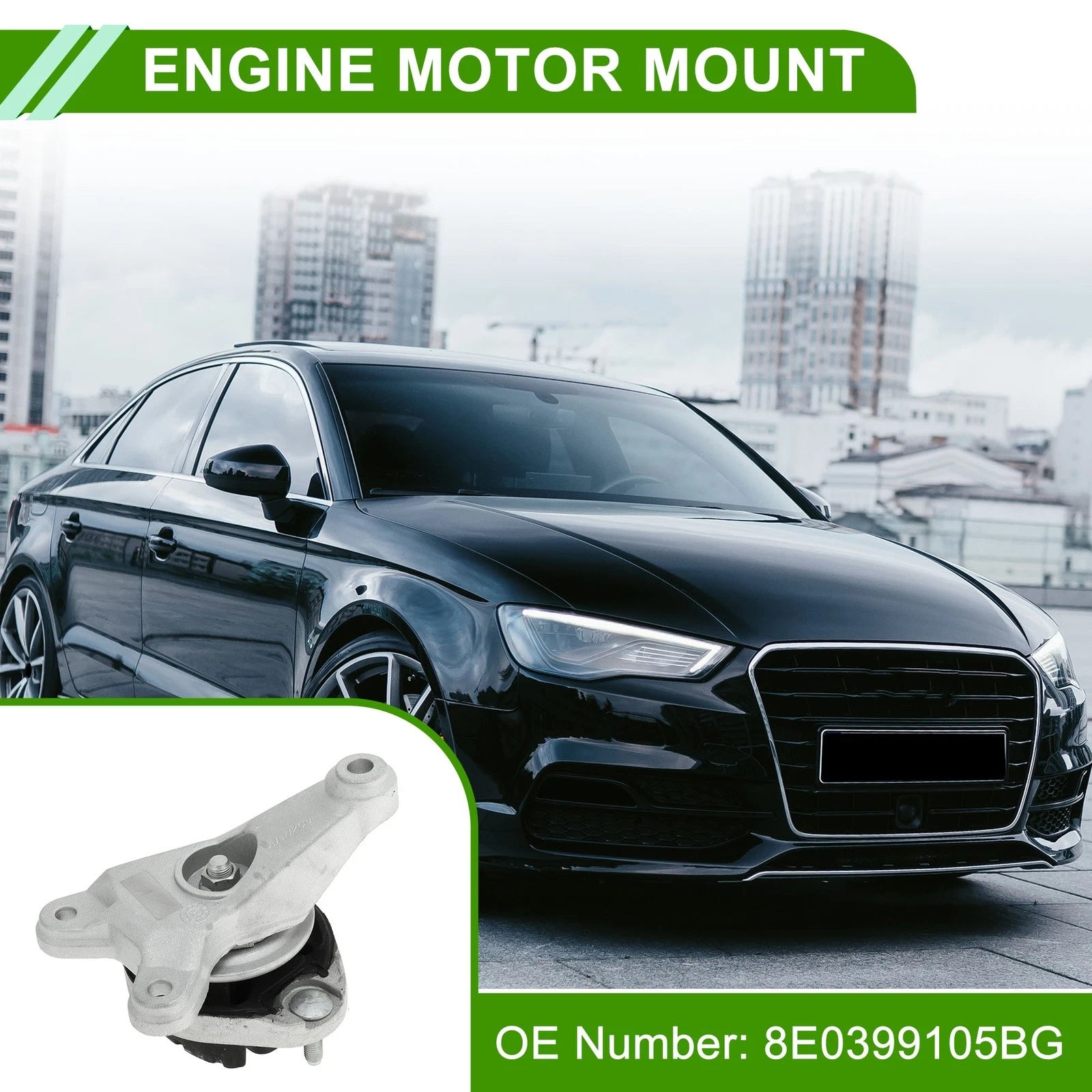 Engine Motor Mount Replacement for Audi A4 2005–2009 2.0T CVT BGB BWE