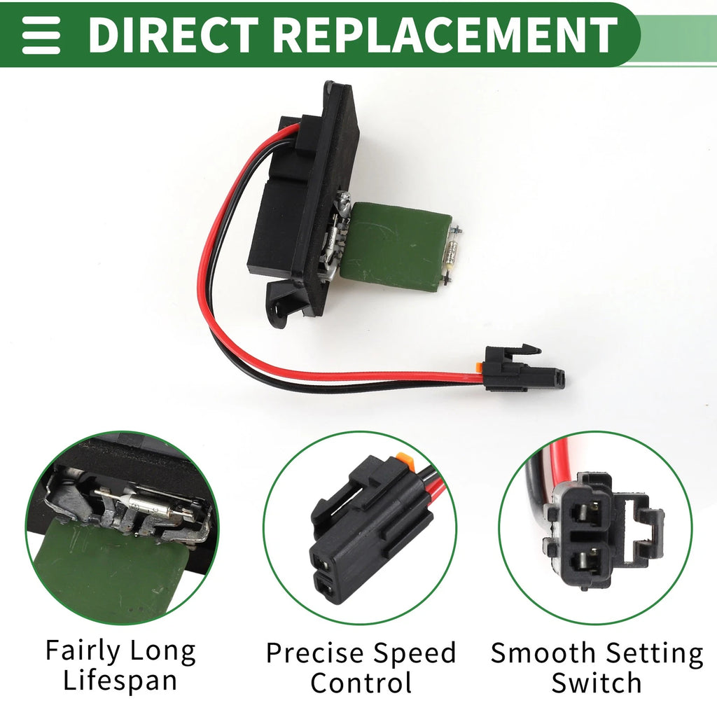 HVAC Blower Motor Resistor for Buick Rainier and Chevy Trailblazer (2002–2009)