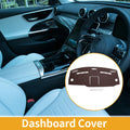 Dashboard Cover Dash Mat Replacement for Mercedes-Benz Vito (2015–2020) Brown