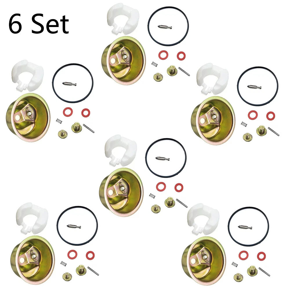 Set of 6 Carburetor Needle Bowl Gasket Float Kit for Honda GX120 GX160