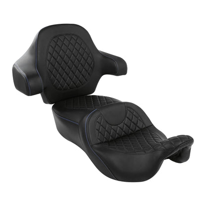 Gel Seat Backrest for Harley Touring Electra Glide (2014–2023)