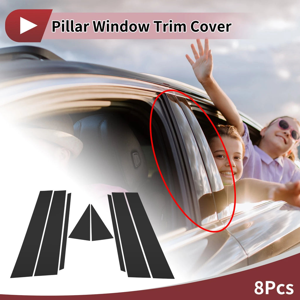Window Trim Door Pillar Front Rear Left Right for Volkswagen Taos (2011–2022)